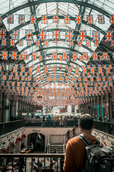 Les halles du marché de Covent Garden&nbsp;